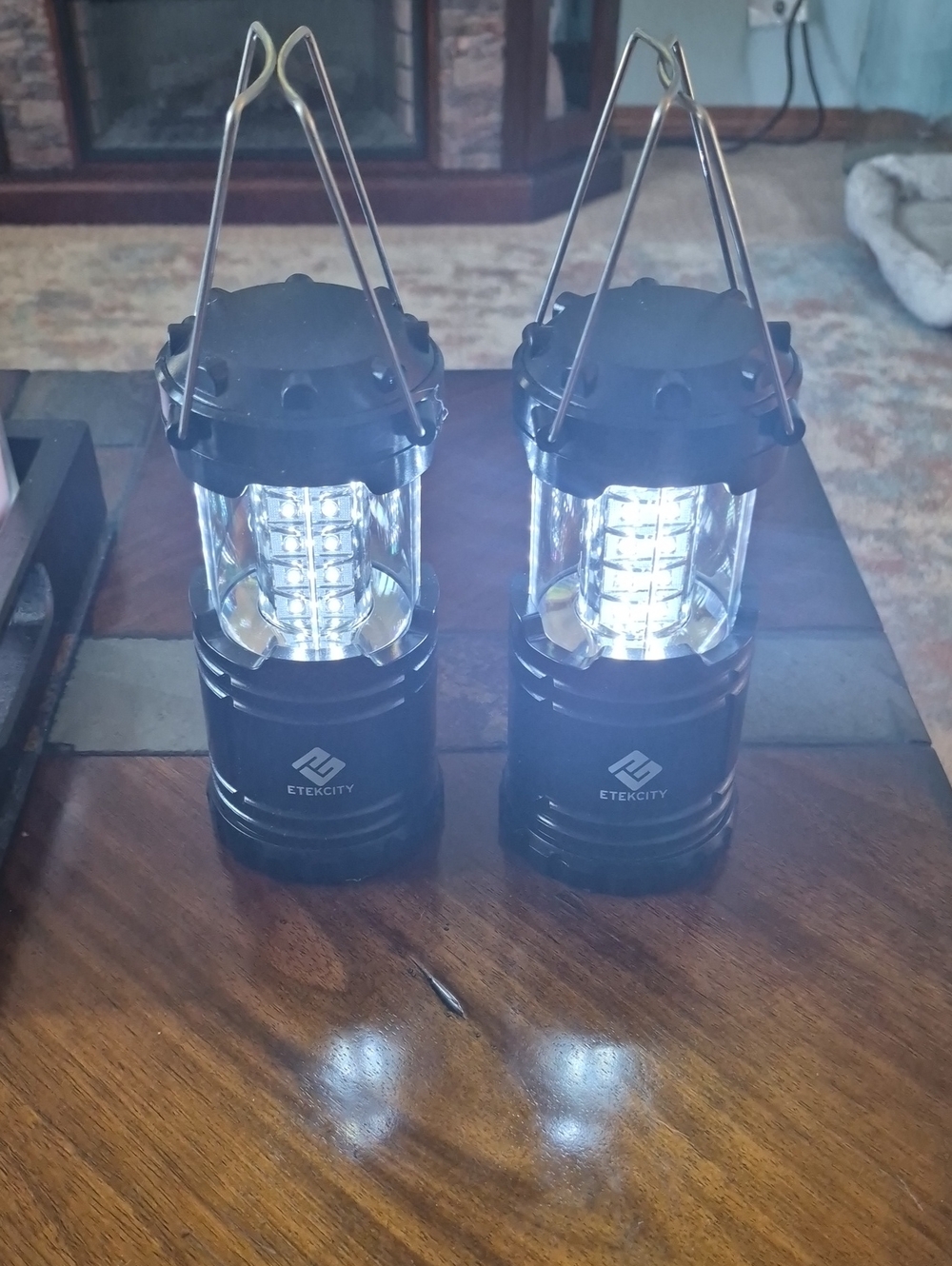 Etekcity Black LED Camping Lantern – Pack of 2